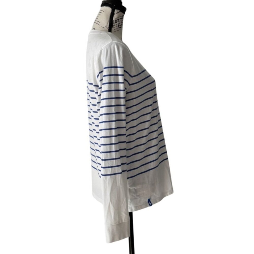 Polo Ralph Lauren Top Heart Polo Golf Striped Long Sleeve Tailored Fit Size L - Picture 3 of 9